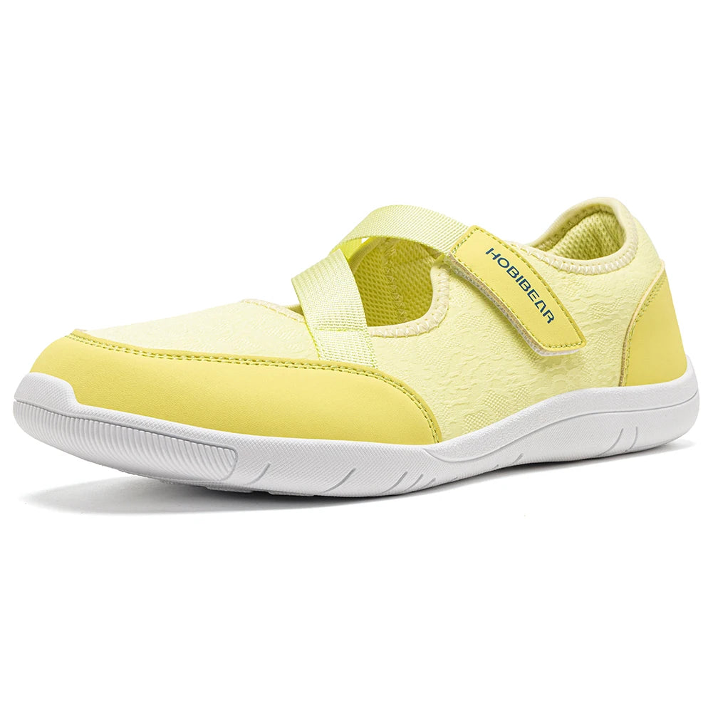 HOBIBEAR Wide-Toe Mary Jane Flats | Barefoot Ballet Shoes