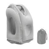New Pattern Inflatable Travel Pillow Portable Chin Support Neck Pillow for Airplane Car Bus Train Office Nap Rest Support Pillow
