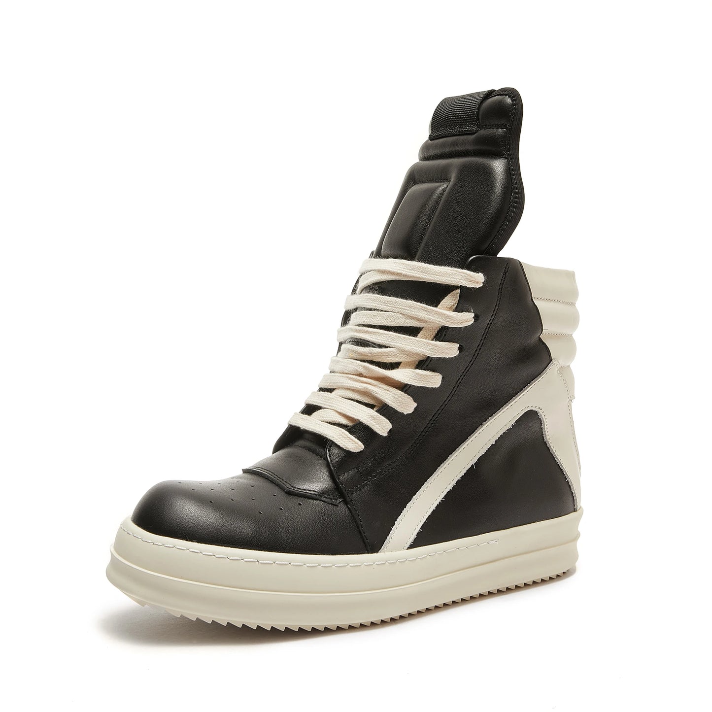 New Punk Women Ankle Boot Men Sneaker Designer Platform Lace-up&Zipper Shoe Black Gothic Geobasket Luxury Rock Flat Footwear
