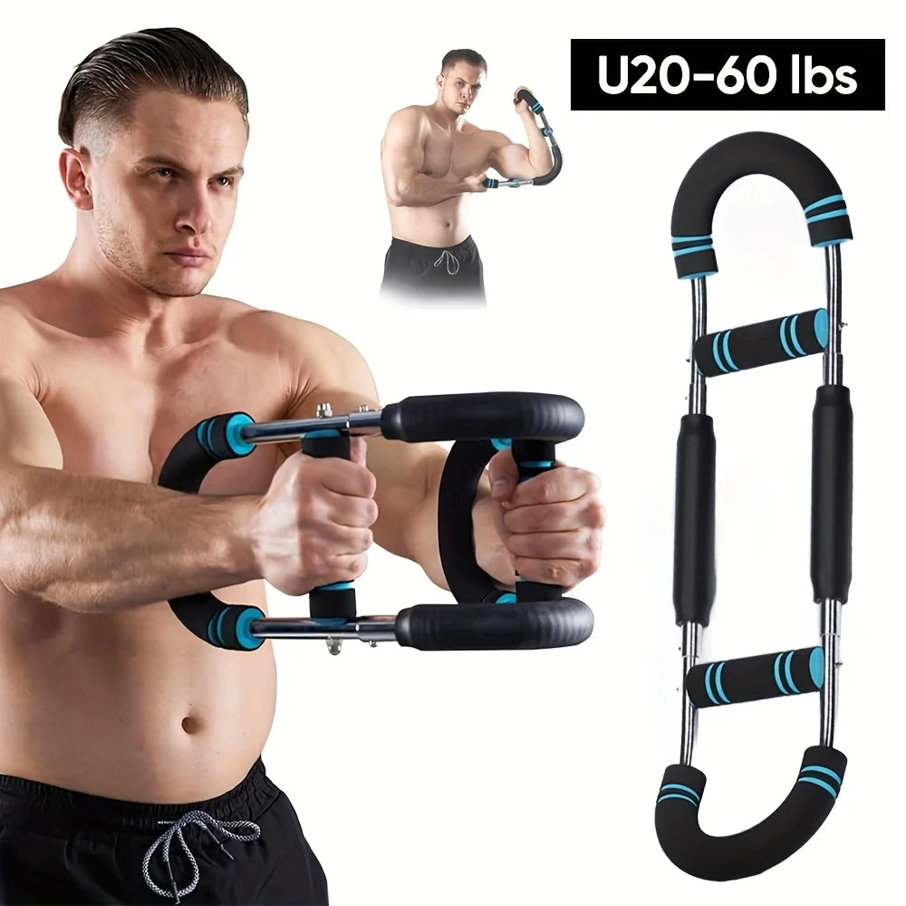 Spring Twister Arm Exerciser | 20–50kg Adjustable Resistance Bar