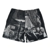 Rose Embroidered Hip Hop Shorts
