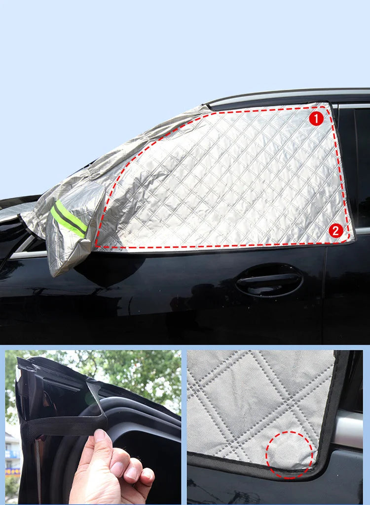 All-Season Windshield Protector Cover with Side Windows