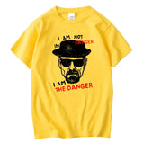 Men's T-shirt 100% Cotton Short Sleeve Breaking Bad Men T-shirt Casual Heisenberg Print Summer Tshirt Cool T-shirt Male Men Tops