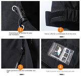 Men's Waterproof Hooded Windbreaker Jacket