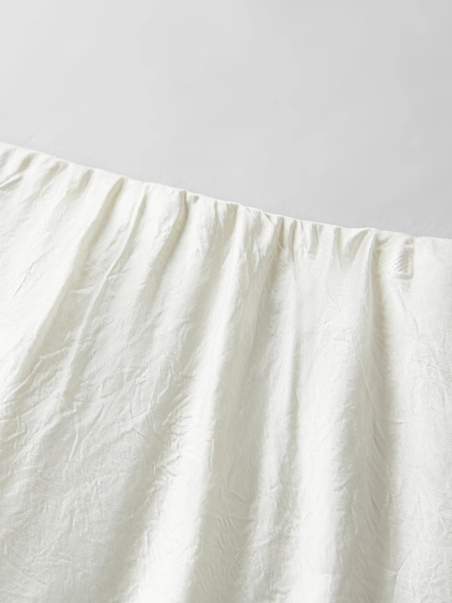 Acetate Trumpet Midi Skirt – Elegant Drape