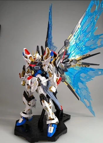 New CHANGLONG Model 7701 Mgex Zgmf-X20a Strike Freedom Plastic Skeleton Kits Anime Action Figure Robot Plastic Model Gifts Toys