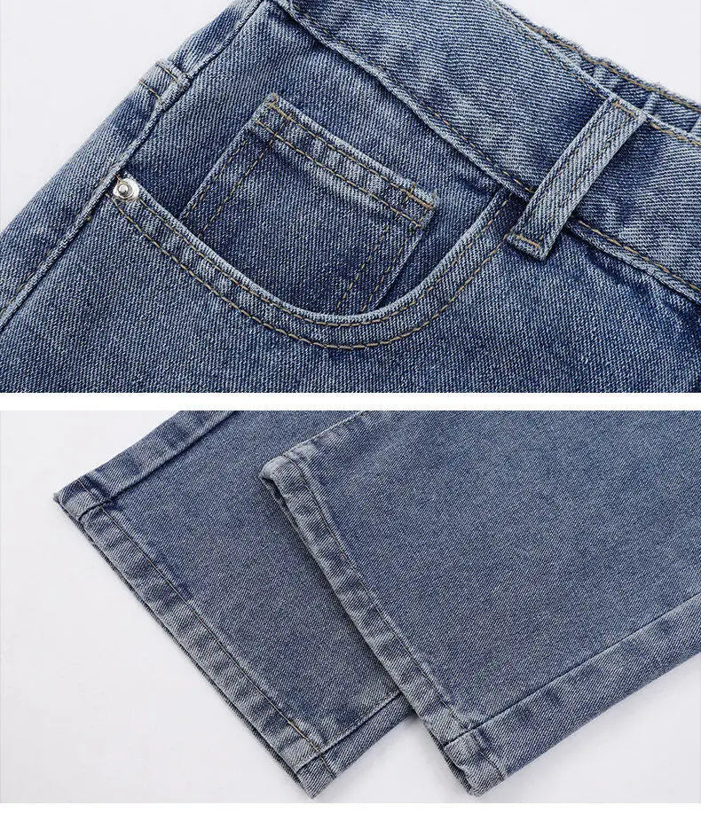 Men’s Relaxed Straight-Leg Denim Jeans