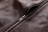 New Casual Real Cowhide Genuine Leather Jacket Men Slim Mens Clothes Spring Autumn Men's Cow Clothing Asian Size 6XL