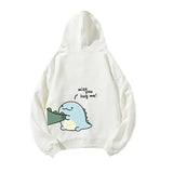 Men’s Dinosaur Print Fleece Hoodie