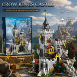 King of Crows Medieval Castle Building Blocks Set 4961PCS Fortress Construction Bricks Model Kit Assembly Toys for Adults Gift