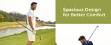 FitVille Wide Golf Shoes Men Professional Outdoor Water Resistant Golf Shoes for Course with Spikes