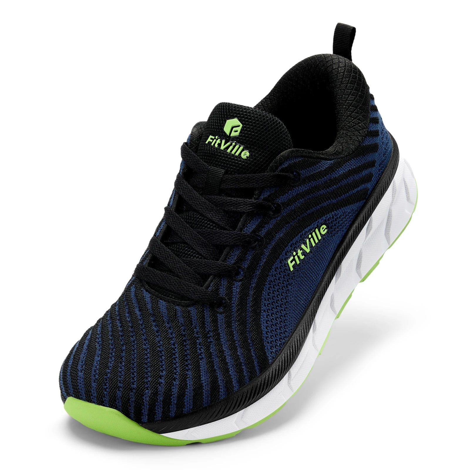 FitVille Wide Toe Box Running Shoes for Men | FlowCore V2