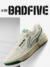 Li-Ning Unisex BADFIVE ROOKIE Basketball Culture Shoes DUAL CUSHION Sport Shoes LiNing Men Women Street Style Sneakers ABCV007