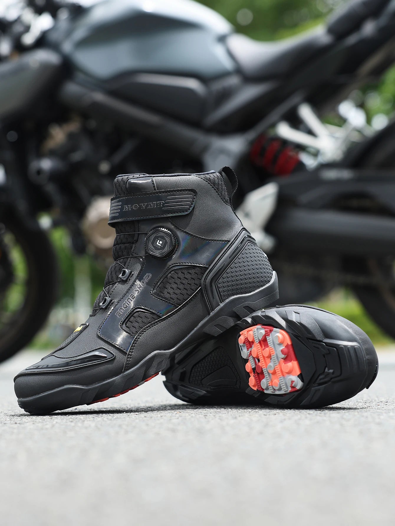Motorcycle Riding Men Boots Waterproof Motocross Cycling Shoes Off-Road Motorbike Racing Anti-drop Breathable Equipment Sof