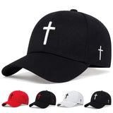 Unisex Cross Embroidery Baseball Cap | All-Season