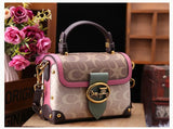Carriage Emblem Crossbody Box Bag