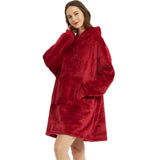 Oversized Fleece Hoodie Blanket
