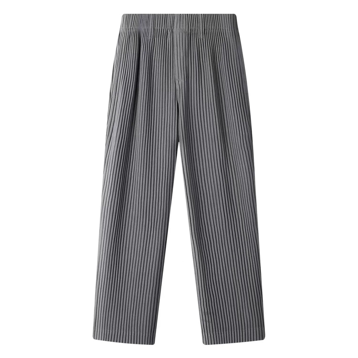 Men's Pleated Wide-Leg Pants