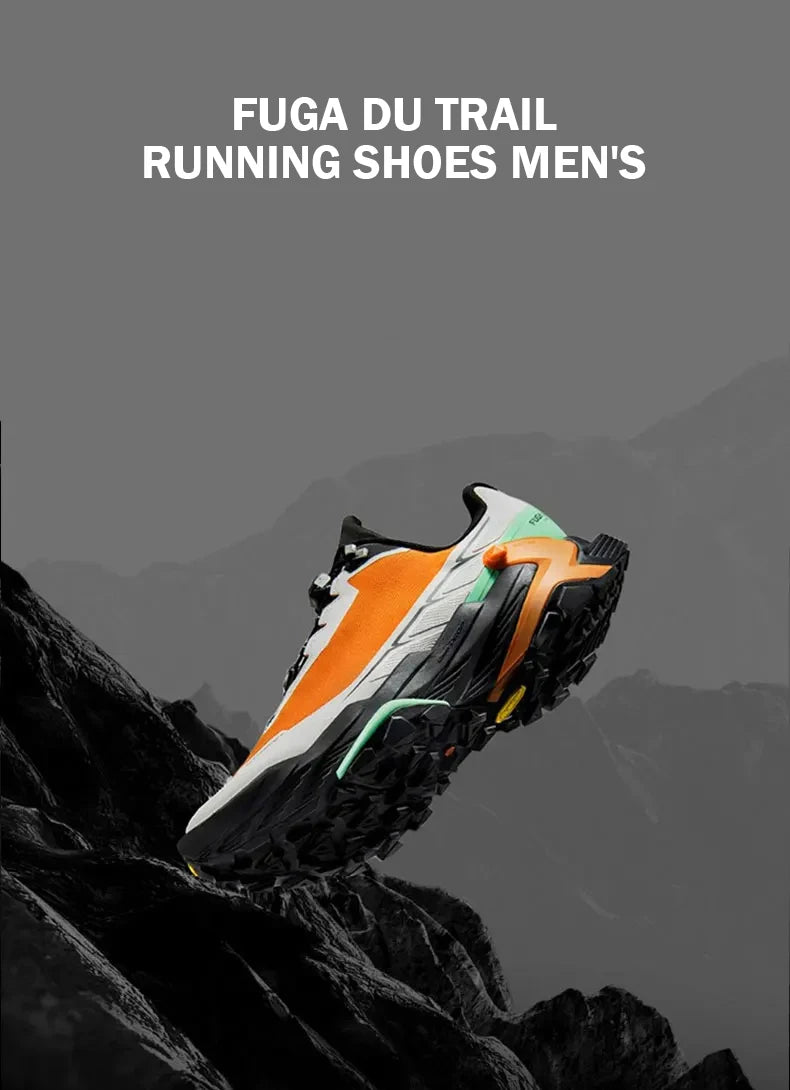 KAILAS FUGA DU Trail Running Shoes Men's Sandproof Powerful Grip Anti-slip Outdoor Breathable Sneakers Athletic Shoes KS2413111