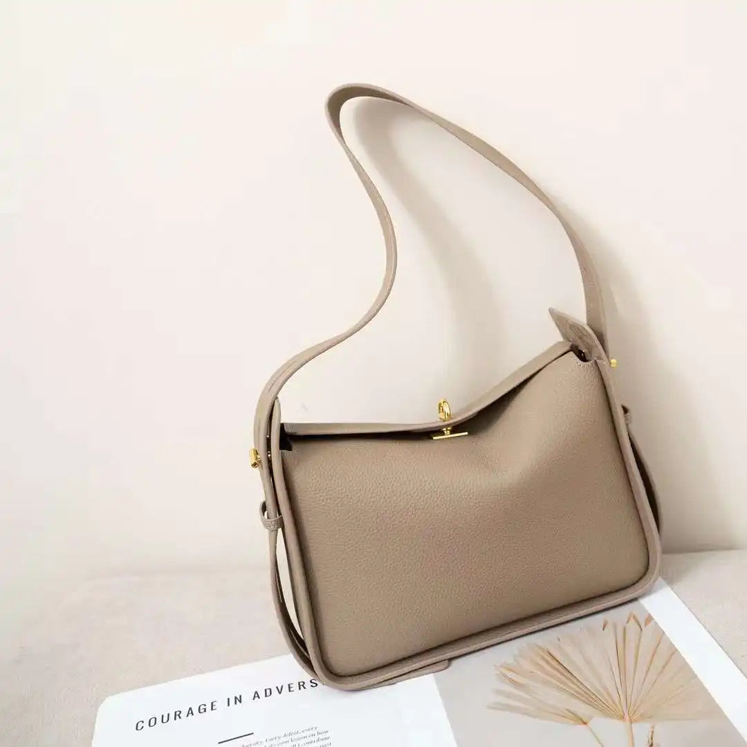 Genuine Leather Luxury Women Shoulder & Crossbody Bag