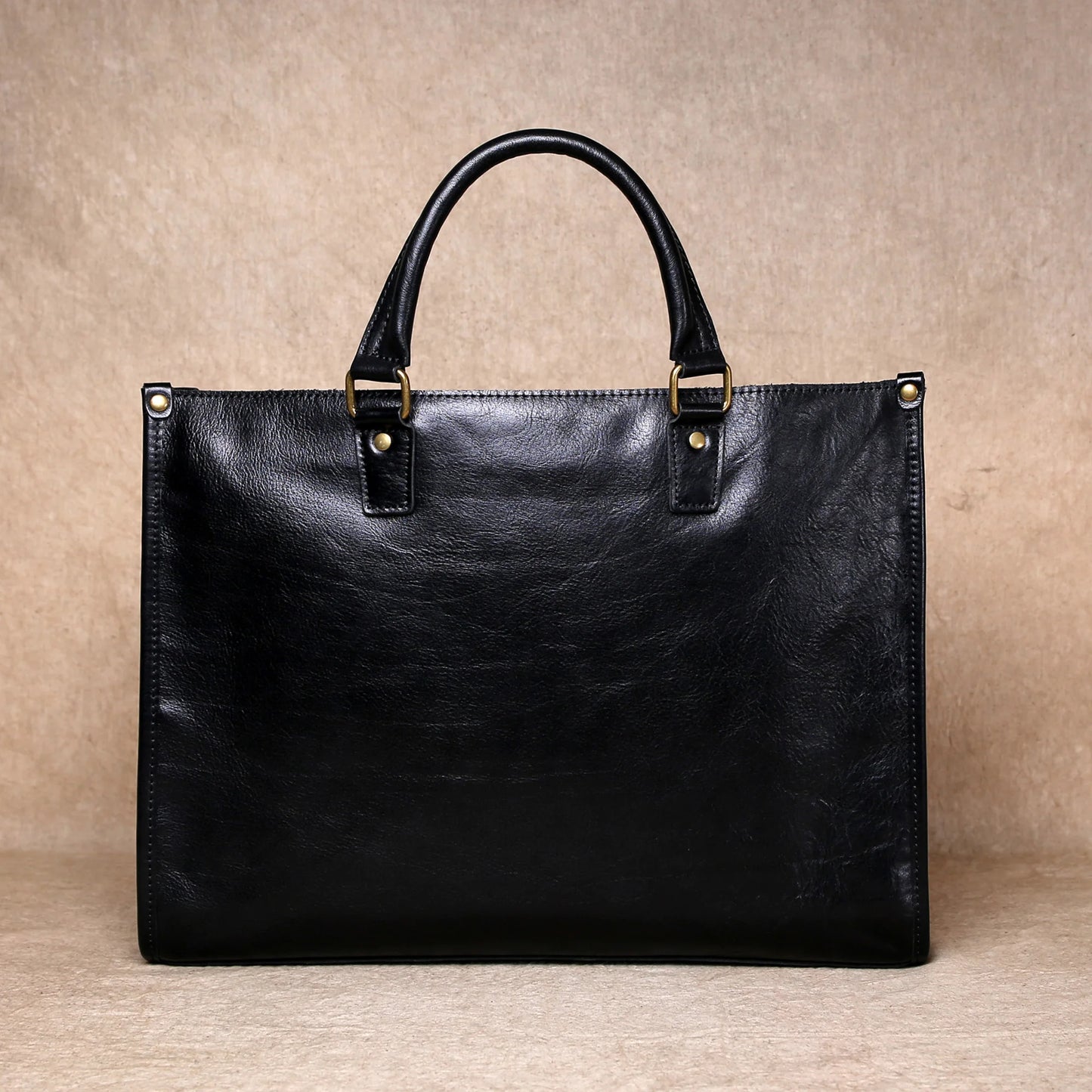 Original Ultra-Simple High Quality Men's Leather Document Baotou Layer Cowhide Computer Bag Business Trip Office Handbag
