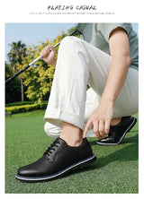 Golf Shoes For Men 2024 New White Professional Waterproof Non-slip Spikeless Outdoor Leisure Walking Training Golfer Sneakers