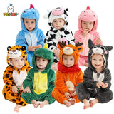 Plush Hooded Baby Winter Romper