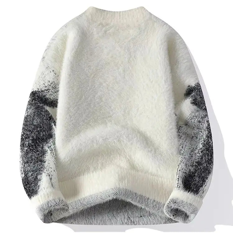 Men's Thick Crew Neck Winter Sweater
