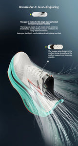 361 Degrees Flame 4.0 MIX Men‘s Running Shoes Racing Marathon Carbon Plate Stable Wear-resistant Jogging Male Sneaker 672512204