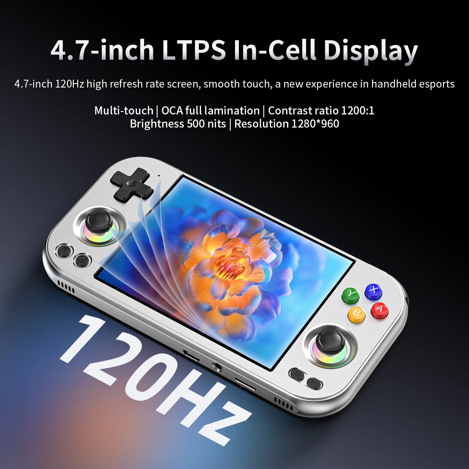 Anbernic RG477M Handheld Game Console 4.7" LTPS