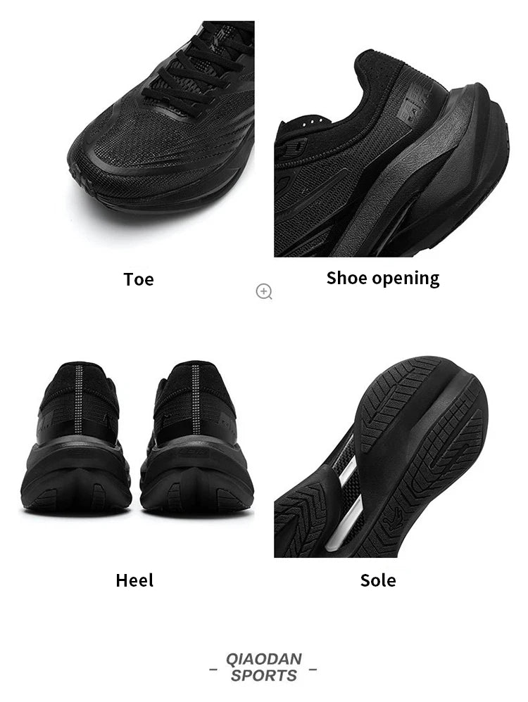 QIAODAN TG PLAID Running Shoes 2026 For Man Trainers Cushioning Carbon Board Sport Shoes Rebound Training Sneakers QDB023253295
