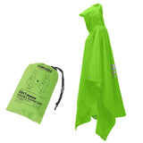 3-in-1 Waterproof Hooded Rain Poncho | Outdoor Raincoat