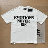 MIXED EMOTION Oversized Cotton Rhinestone T-Shirt