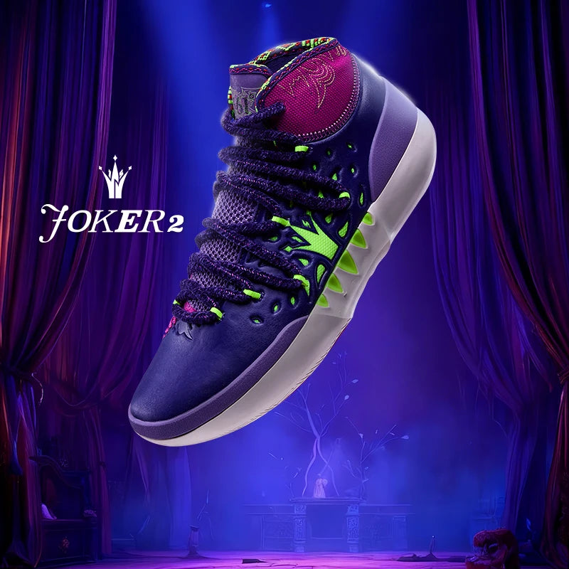361 Degrees Joker 2 Men Basketball Shoes High-top New Jokic Shock-Absorbing Anti-slip Actual Support Male Sneakers 672611104