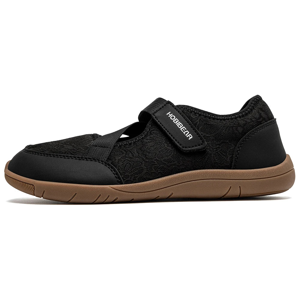 HOBIBEAR Wide-Toe Mary Jane Flats | Barefoot Ballet Shoes