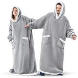 Oversized Hooded Blanket Robe