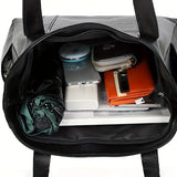 Vintage Vegan Leather Large Capacity Tote