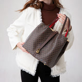 CHCH Women's Tote Bag Autumn New Large Capacity Coffee Color Commuter Women's Bag