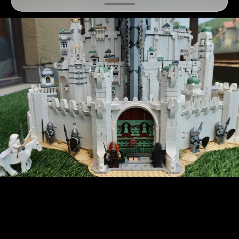 Educational 2026 Assembly 8278pcs DIY Bricks Building Blocks Suitable The City Capital Minas Tirith Model Gifts for Adults Toys