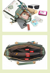 Women's Patchwork Shoulder & Crossbody Bag