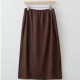 Women's Elegant Linen Midi Skirt – Summer 2025
