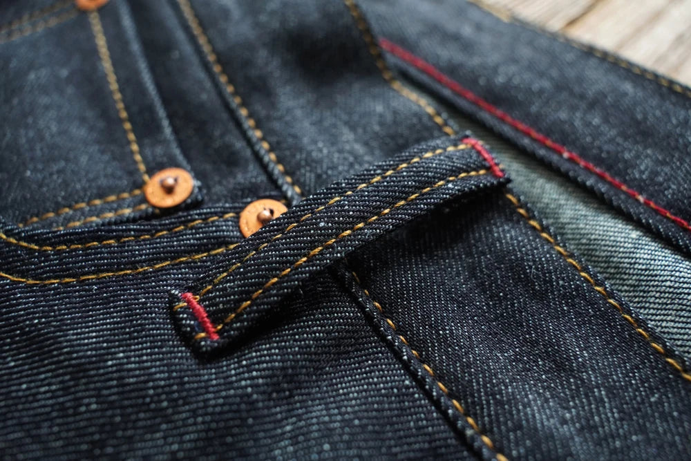 SauceZhan 344XX High-Rise Relaxed Selvedge Denim Jeans