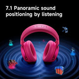 MCHOSE X9 Wireless Headworn Game Headset Bluetooth 2.4G Three Mode E-sports Noise Reduction Headset Desktop Computer Headset FPS