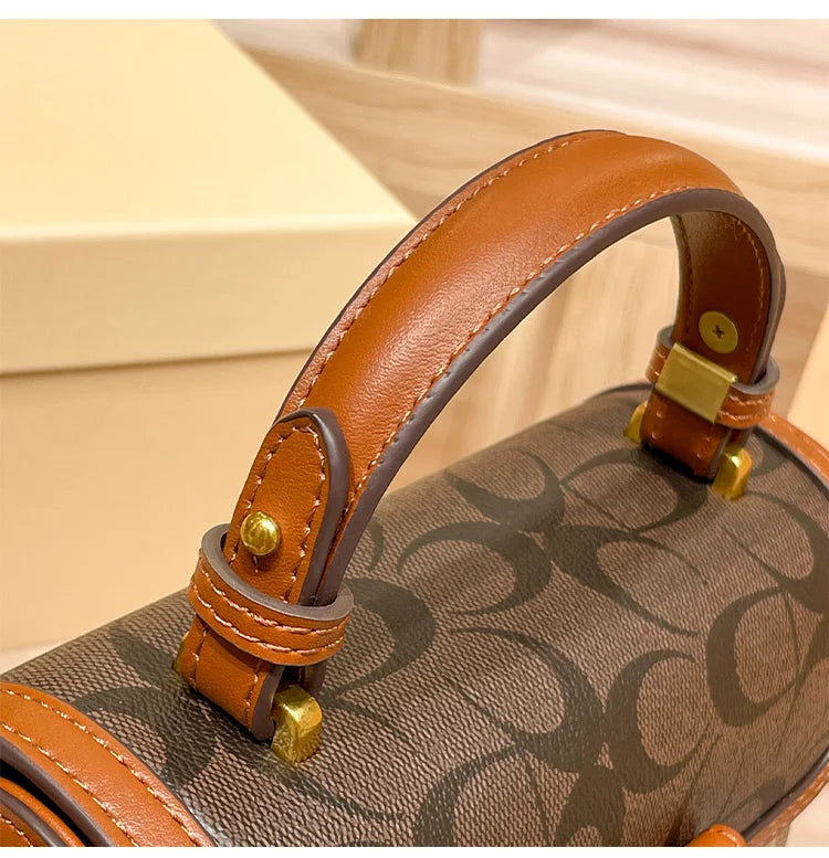 Contrast Color Luxury Box Bag