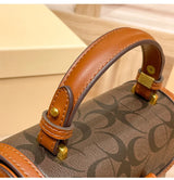 Contrast Color Luxury Box Bag