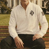 Y2K Retro 3D Embroidery Quarter-Zip
