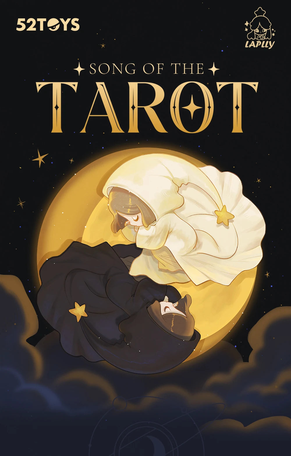52TOYS Blind Box Laplly Song of the Tarot, Mystery Box, Random 1PC Cute Action Figure Collectible Toy Desktop Decoration
