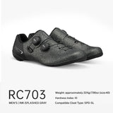 SHIMANO RC703 Road Cycling Shoes Carbon Sole SPD-SL Cleats Compatible Professional Road Bike Lock Shoes Men Women
