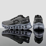 Casual Sneakers Men's Cushion Running Trainers Shock Absorbing Supercritical EVA Sneakers Breathable Fitness Athletic Shoes