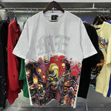 MIXED EMOTION Oversized Cotton Rhinestone T-Shirt
